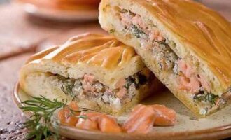Вкусный рыбный пирог